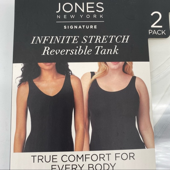 Jones New York Infinite stretch reversible tanks - Picture 2 of 5